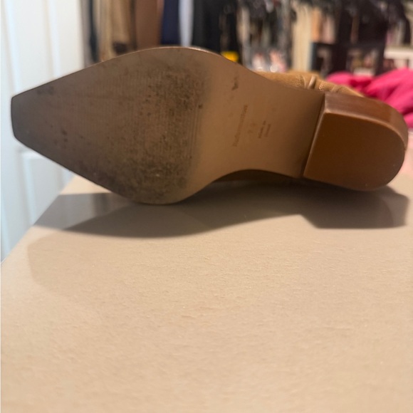 Reformation Camel Suede Ankle Booties - Picture 4 of 10